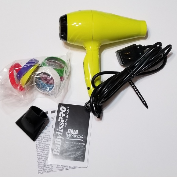 Hair Dryer Babyliss Italo Luminoso New in box. - Picture 2 of 4